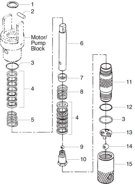 PowrLiner 6900 Fluid Section Parts